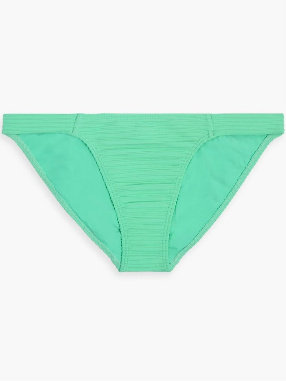 NWT Vix Paula Hermanny ‘Dune Fany’ Ribbed Bikini Briefs in Mint / Teal Size S